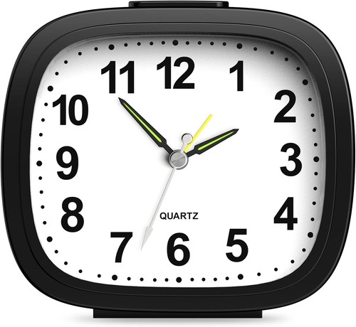 Super silent alarm clock for - silent,