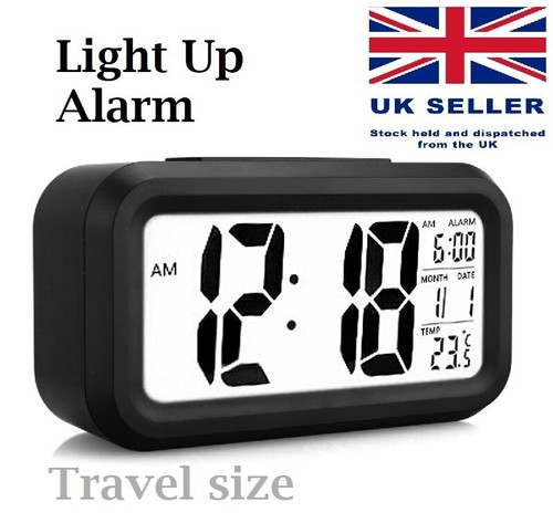 Digital alarm clock - clock, light