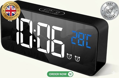 Digital clock with dual - clock,