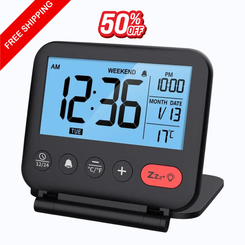 Mini digital travel alarm - digital,