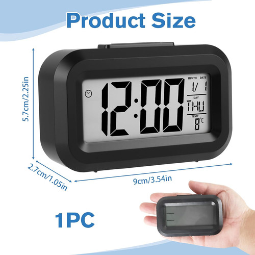 Small digital clock led - led, large